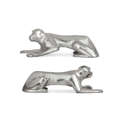  Christofle A 12 piece Art Deco silver plated knife rests set in the manner of Christofle