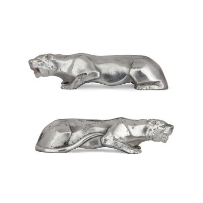  Christofle A 12 piece Art Deco silver plated knife rests set in the manner of Christofle