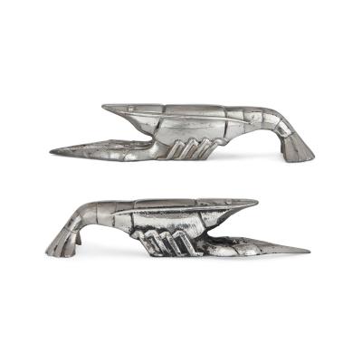  Christofle A 12 piece Art Deco silver plated knife rests set in the manner of Christofle