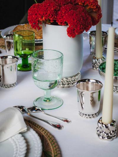  Christofle BABYLONE SILVER PLATED CUP