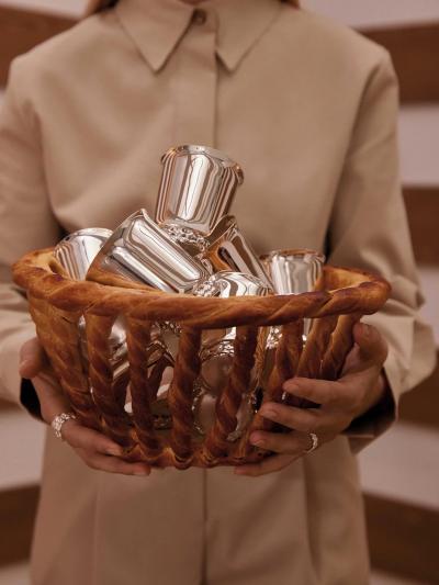  Christofle BABYLONE SILVER PLATED CUP