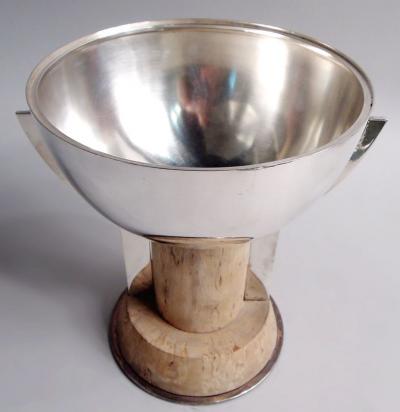  Christofle Christofle French Art Deco Modern Classical Silver Plate Trophy C 1930