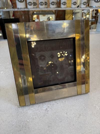 Christofle Christofle Silver Plated and Brass Picture Frame