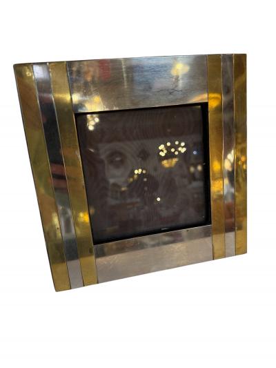  Christofle Christofle Silver Plated and Brass Picture Frame
