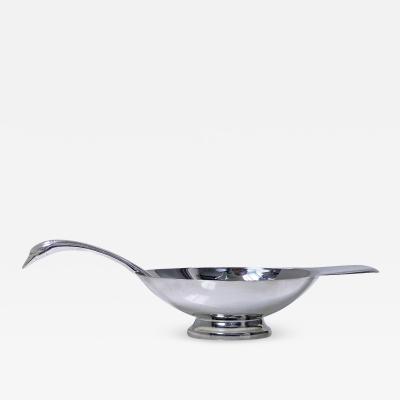  Christofle Christofle Swan Sauceboat C 1935 designer Christian Fjerdingstad