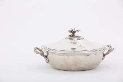  Christofle Elegant Refined French Silver Covered Dish