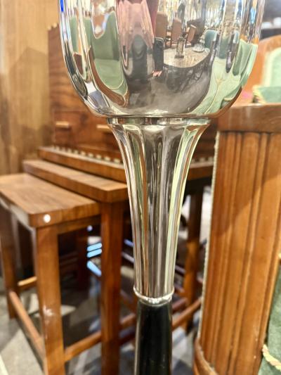  Christofle French Art Deco Floor Standing Champagne Bucket Attributed to the Christofle