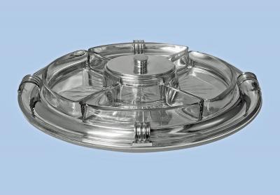  Christofle Large Christofle Art Deco Hors dOeuvres Platter Dish C 1935