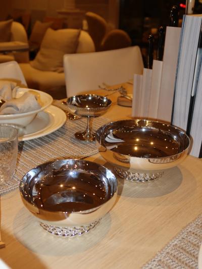  Christofle MALMAISON ICE CREAM BOWL IN SILVER PLATE