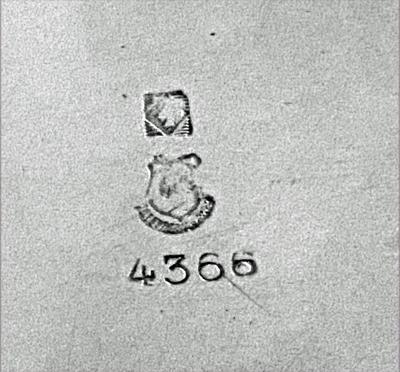  Christofle Pair of Christofle Art Nouveau Wine Bottle Holders Coasters C 1910