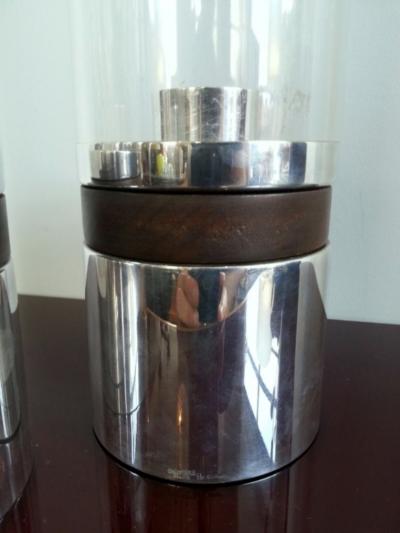  Christofle Pair of Christofle Photophores