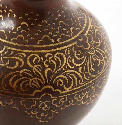  Christofle Rare Art Deco Dinanderie Vase by Christofle