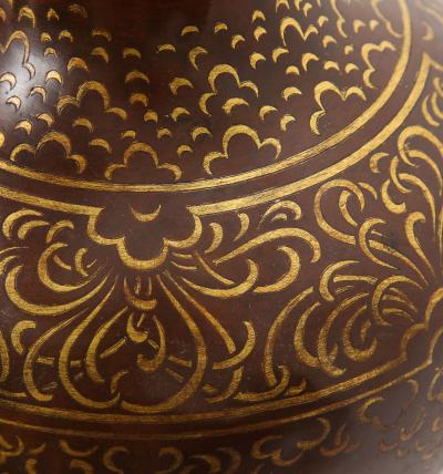  Christofle Rare Art Deco Dinanderie Vase by Christofle