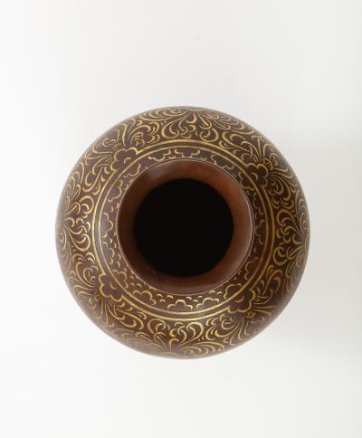  Christofle Rare Art Deco Dinanderie Vase by Christofle