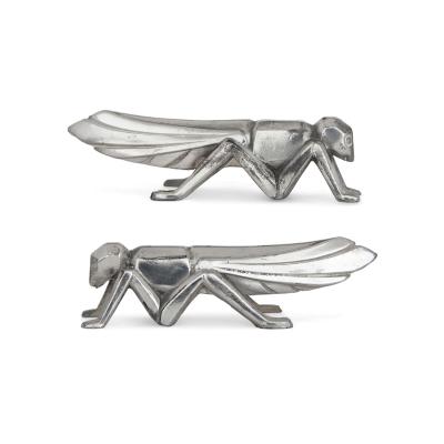  Christofle Set of 12 Art Deco Silver plated knife rests in the manner of Christofle