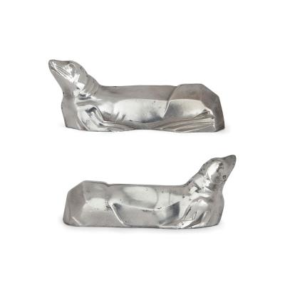  Christofle Set of 12 Art Deco Silver plated knife rests in the manner of Christofle