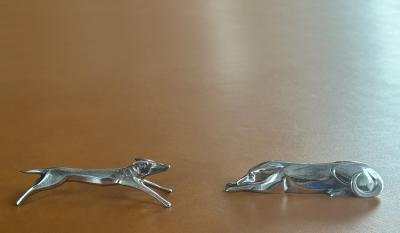  Christofle Set of 12 Fine French Art Deco Silver Plated Gallia Knife Rests by Christofle