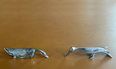  Christofle Set of 12 Fine French Art Deco Silver Plated Gallia Knife Rests by Christofle