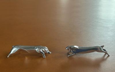  Christofle Set of 12 Fine French Art Deco Silver Plated Gallia Knife Rests by Christofle