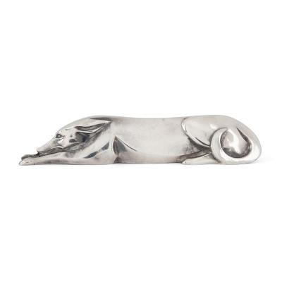  Christofle Set of twelve plated silver animalier knife rests by Christofle