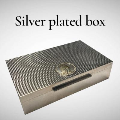  Christofle Silver plated decorative box