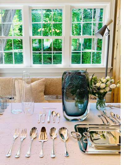  Christofle VERTIGO TRAY LARGE WITH HANDLES IN SILVER PLATE