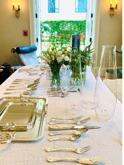  Christofle VERTIGO TRAY LARGE WITH HANDLES IN SILVER PLATE