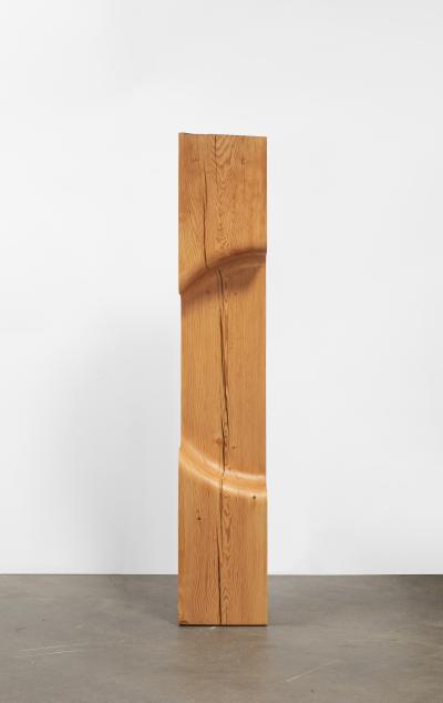  Christopher Norman Projects Untitled sketch 28 2022 Douglas fir linseed 95 by 17 by 17 inches 