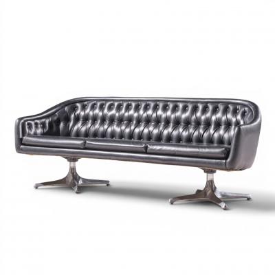  Chromcraft Chromcraft Mid Century Tufted Sofa