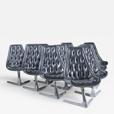  Chromcraft Chromcraft Star Trek Mid Century Chairs Set of 10