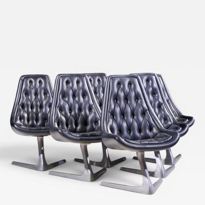  Chromcraft Chromcraft Star Trek Mid Century Chairs Set of 6