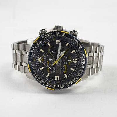  Citizen Watch Citizen Stainless Steel Skyhawk Blue Angel Chronograph Watch 46mm