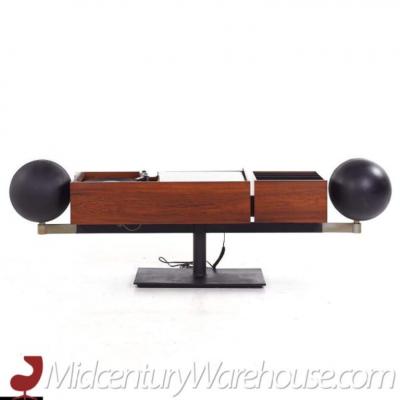  Clairtone Clairtone Project G2 Mid Century Rosewood and Chrome Stereo Turntable