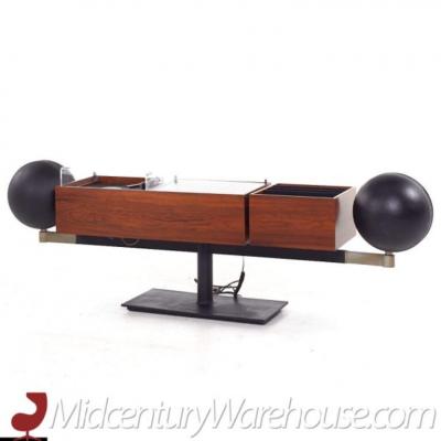  Clairtone Clairtone Project G2 Mid Century Rosewood and Chrome Stereo Turntable