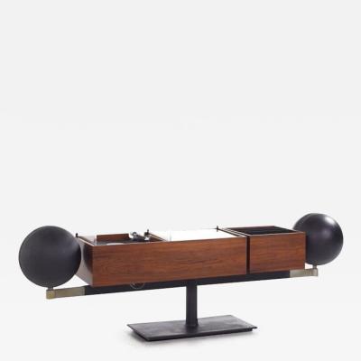  Clairtone Clairtone Project G2 Mid Century Rosewood and Chrome Stereo Turntable