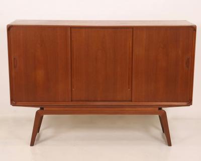  Clausen Son Scandinavian Modern Teak Afromosia Cabinet by Clausen Son