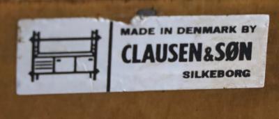  Clausen Son Scandinavian Modern Teak Afromosia Cabinet by Clausen Son