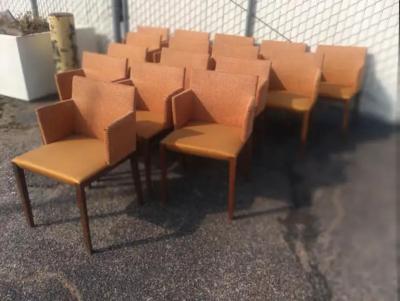  Coalesse Set of 8 Steelcase Coalesse Armchairs