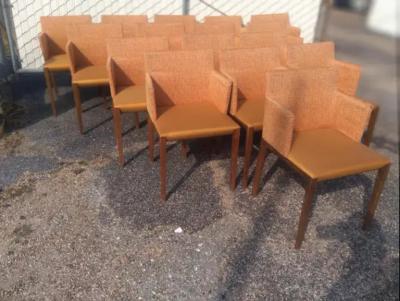  Coalesse Set of 8 Steelcase Coalesse Armchairs