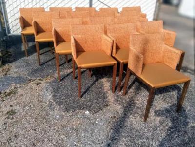  Coalesse Set of 8 Steelcase Coalesse Armchairs