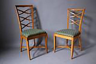  Collado Large Set of French 1950s Side and Armchairs by Collado