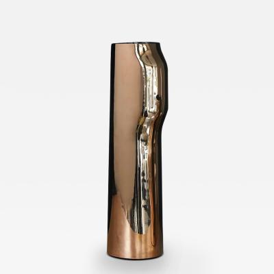  Collection Particuli re CHRISTOPHE DELCOURT LARGE POLISHED BRONZE BOS VASE