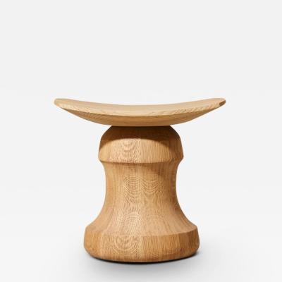  Collection Particuli re CHRISTOPHE DELCOURT ROI STOOL IN SOLID BRUSHED OAK
