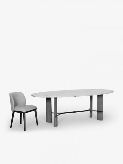  Collection Particuli re HUB DINING TABLE WITH CEPPO DI GRE MARBLE TOP