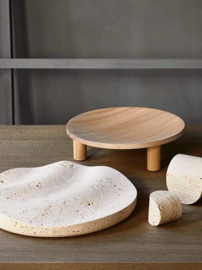  Collection Particuli re TRAVERTINE RIPPLE FRUITBOWL