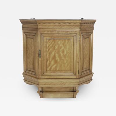  Collinson Lock Collinson Lock An Aesthetic Movement Satin Walnut Breakfront Wall Cupboard