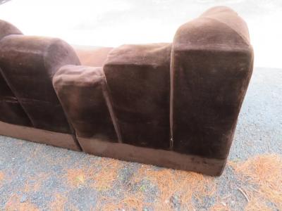  Comfort Designs Inc Stunning 4 Piece Skyscraper Sectional Sofa Hans Hopfer Style Midcentury