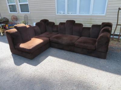  Comfort Designs Inc Stunning 4 Piece Skyscraper Sectional Sofa Hans Hopfer Style Midcentury