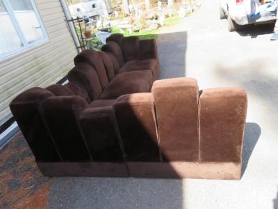  Comfort Designs Inc Stunning 4 Piece Skyscraper Sectional Sofa Hans Hopfer Style Midcentury
