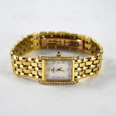  Concord Watch Co 18K Yellow Gold Concord Mother of Pearl Dial Watch 19 5mm